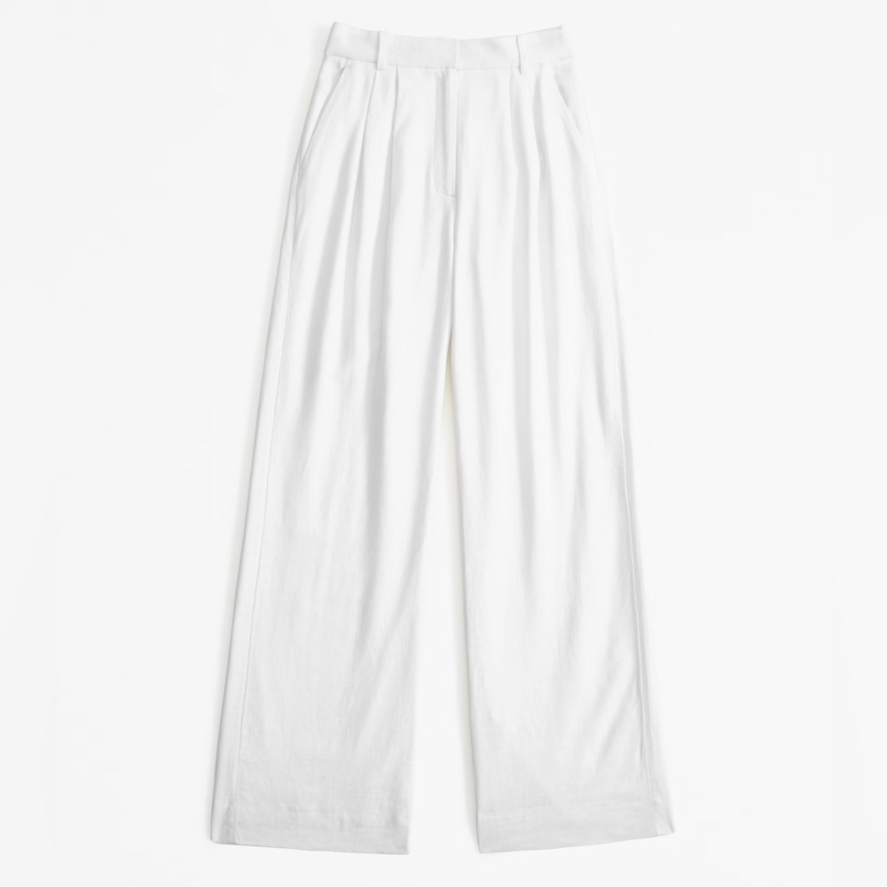Abercrombie & Fitch Sloane linen blend pants